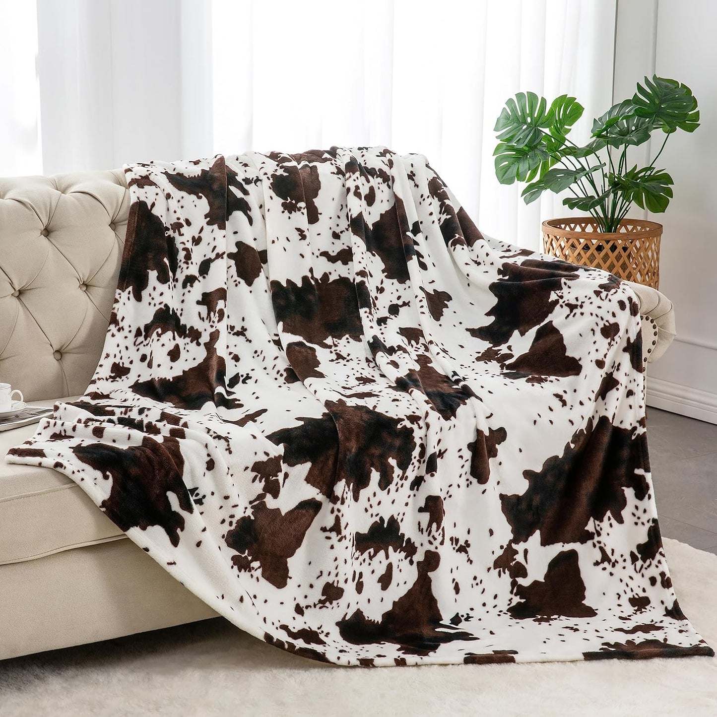Fleece Blanket Black Throw Blankets for Couch & Bed, Luxury Plush Cozy Fuzzy Blanket 50x60 inches, Super Soft Warm Lightweight Throw Blanket for Travel Camping