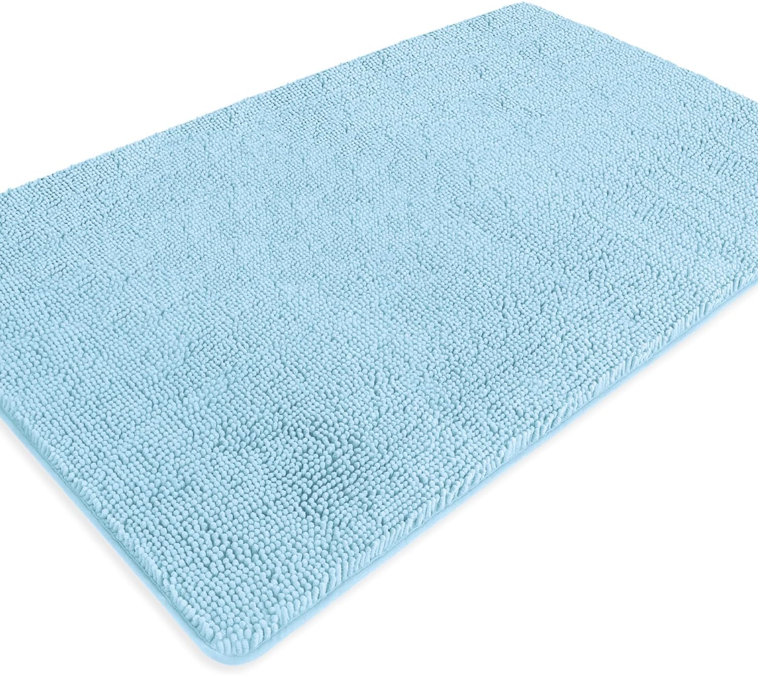 Bathroom Rugs 36 x 60 Inch – Extra Large Bath Mat | Absorbent and Washable Thick Chenille Bath Rugs Non-Slip Runner Rug for Bathroom, Shower, Tub(Gray)