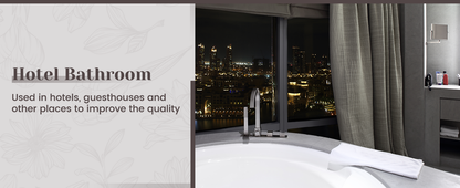 No Hook Slub Textured Shower Curtain with Snap in Liner - Black Fabric Outer Curtain & Waterproof Inner Liner, Hotel Style with See Through Top Window, 71x74 in