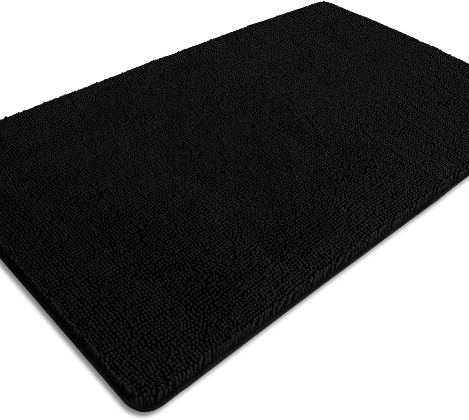 Bathroom Rugs 36 x 60 Inch – Extra Large Bath Mat | Absorbent and Washable Thick Chenille Bath Rugs Non-Slip Runner Rug for Bathroom, Shower, Tub(Gray)