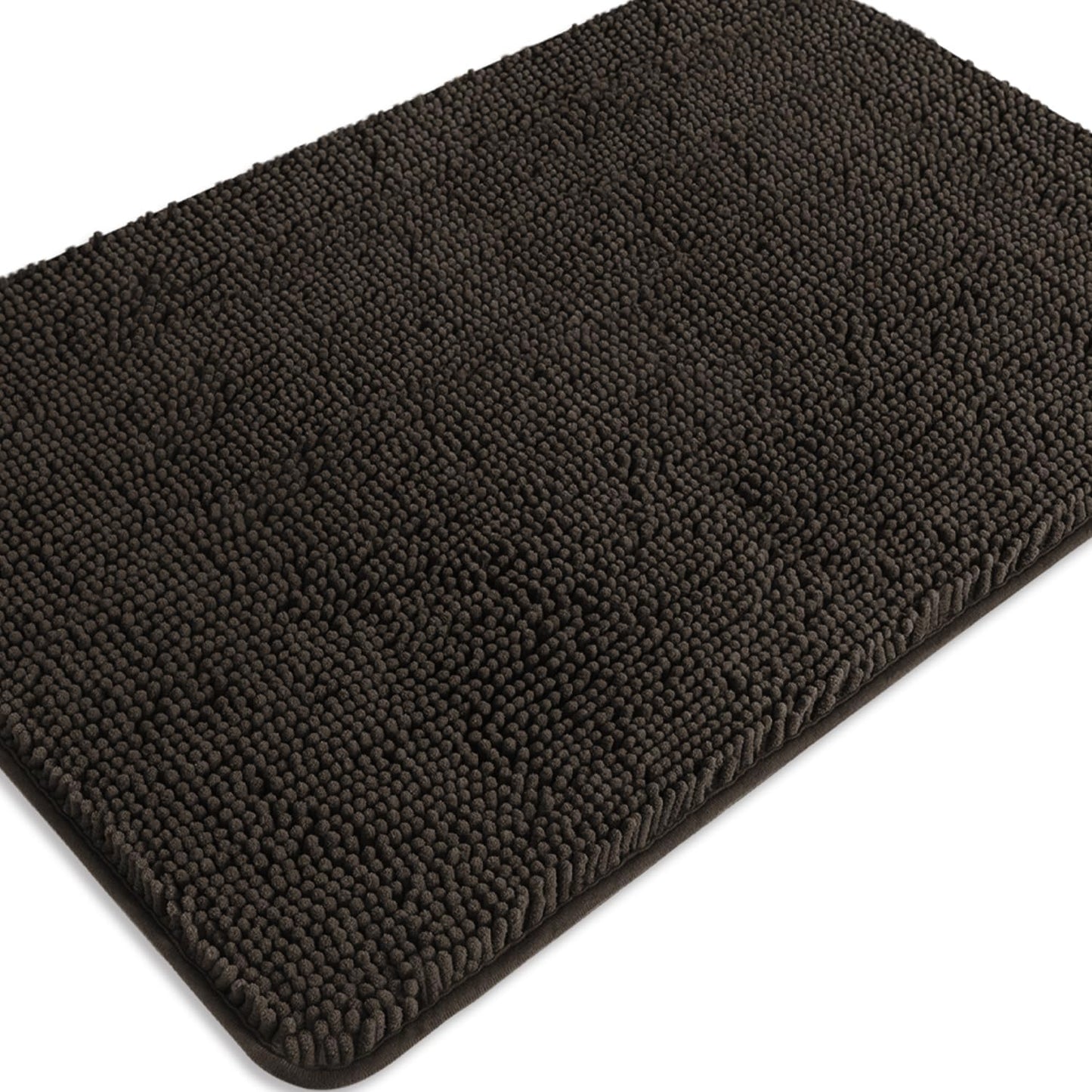Bathroom Rugs 36 x 60 Inch – Extra Large Bath Mat | Absorbent and Washable Thick Chenille Bath Rugs Non-Slip Runner Rug for Bathroom, Shower, Tub(Gray)