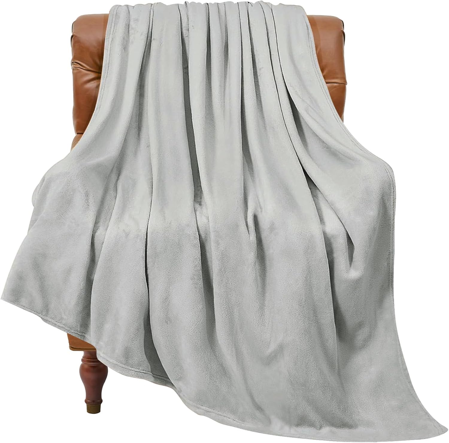 Fleece Blanket Black Throw Blankets for Couch & Bed, Luxury Plush Cozy Fuzzy Blanket 50x60 inches, Super Soft Warm Lightweight Throw Blanket for Travel Camping