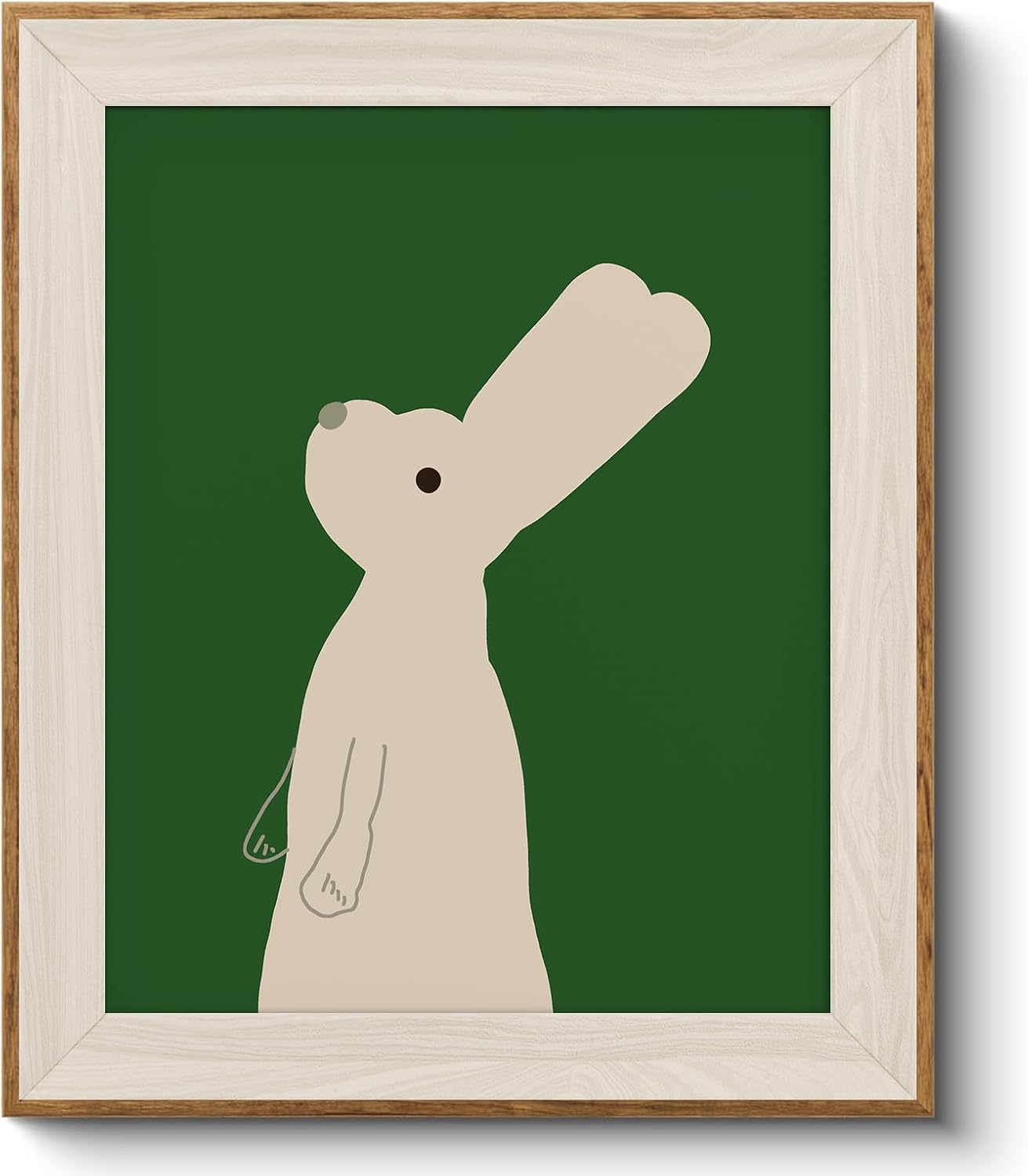 Framed Wall Art for Living Room, Swan Art Canvas Prints, Vintage Home Decor, Animals Painting Picture, Bathroom Wall Decor Gifts for Friends or Family - 12L x 10W