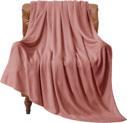 Fleece Blanket Black Throw Blankets for Couch & Bed, Luxury Plush Cozy Fuzzy Blanket 50x60 inches, Super Soft Warm Lightweight Throw Blanket for Travel Camping